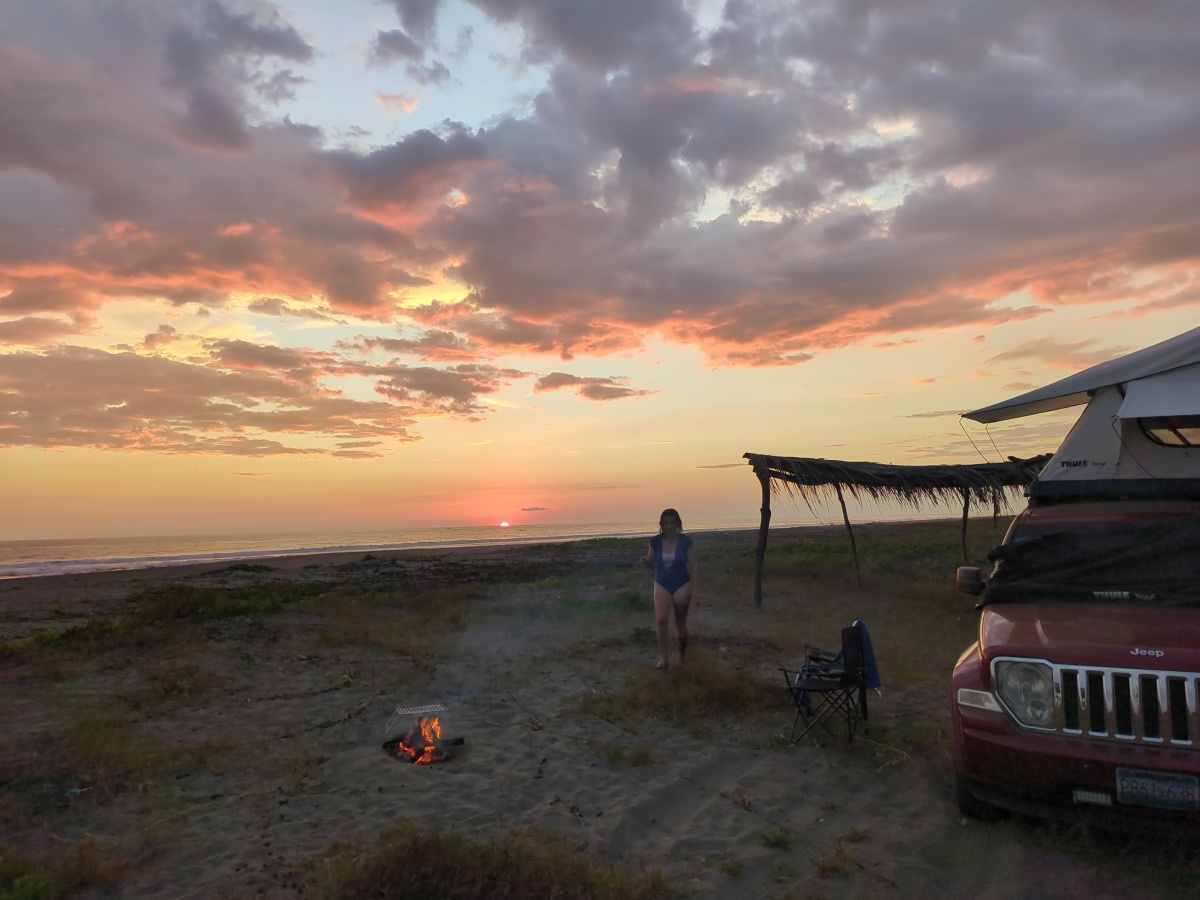 Sunset Barra de Santiago, La Coquera