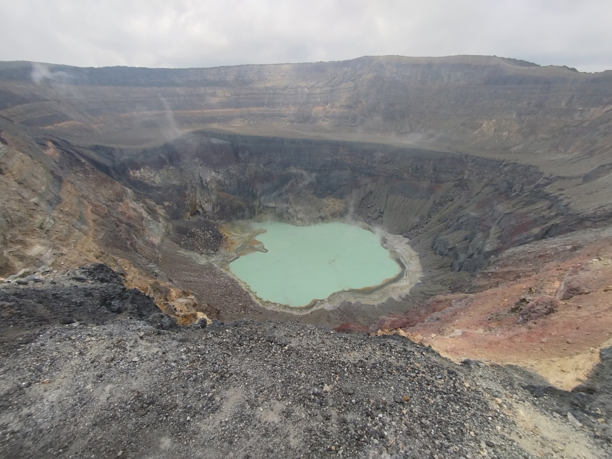 Ilamatepec Volcano Crater